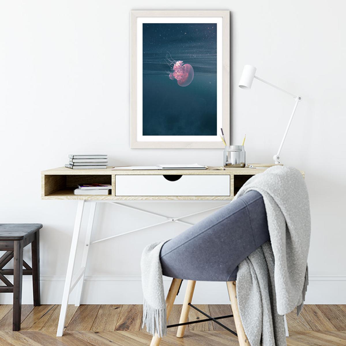 Dancing in the Water Art Print White Frame – image 5