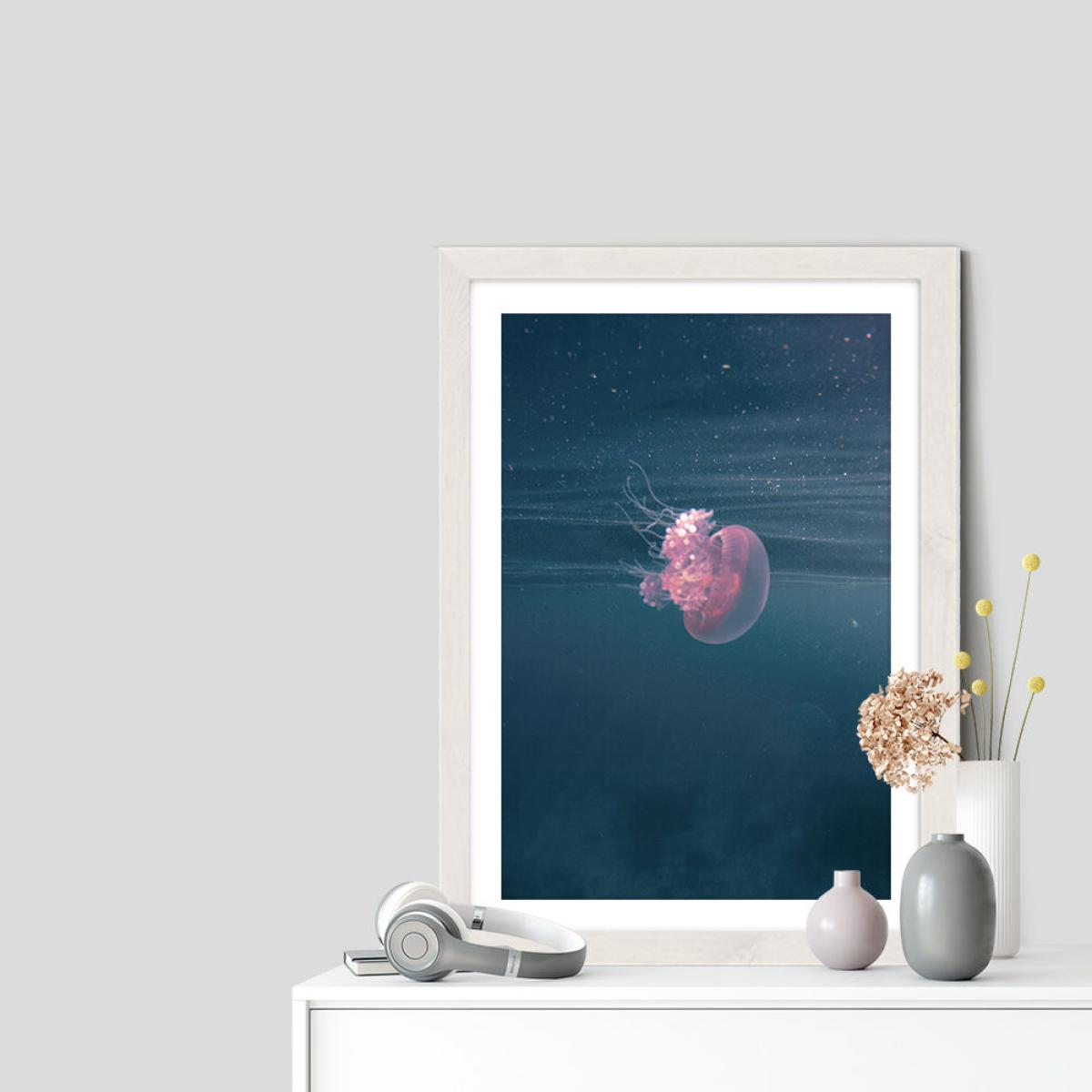 Dancing in the Water Art Print White Frame – image 7