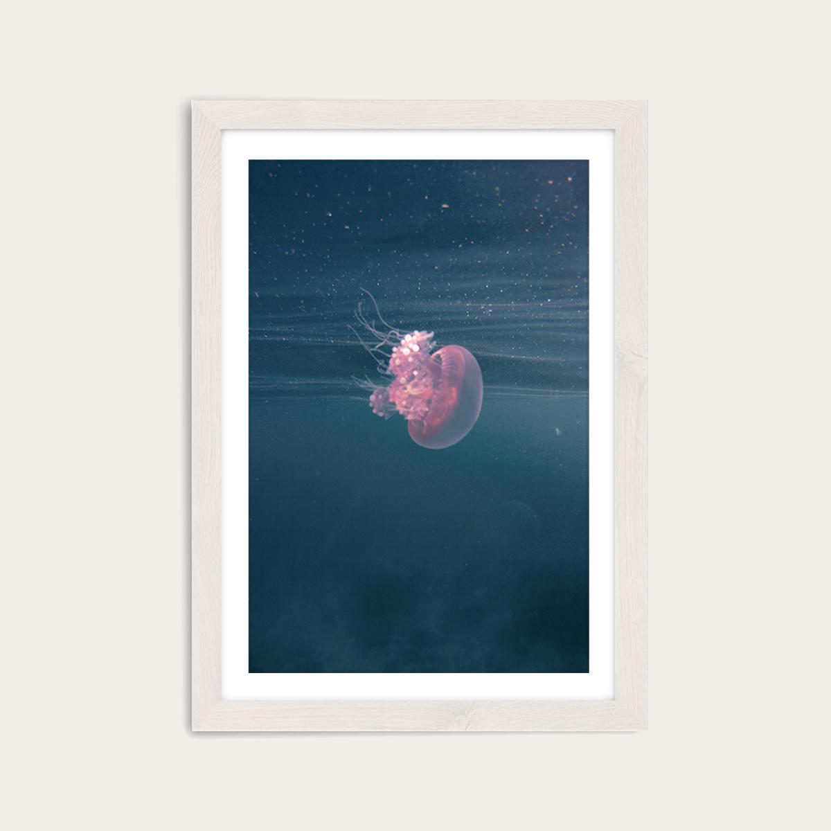 Dancing in the Water Art Print White Frame – image 1