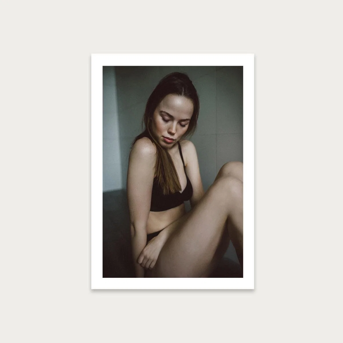 In The Bathroom Art Print Unframed