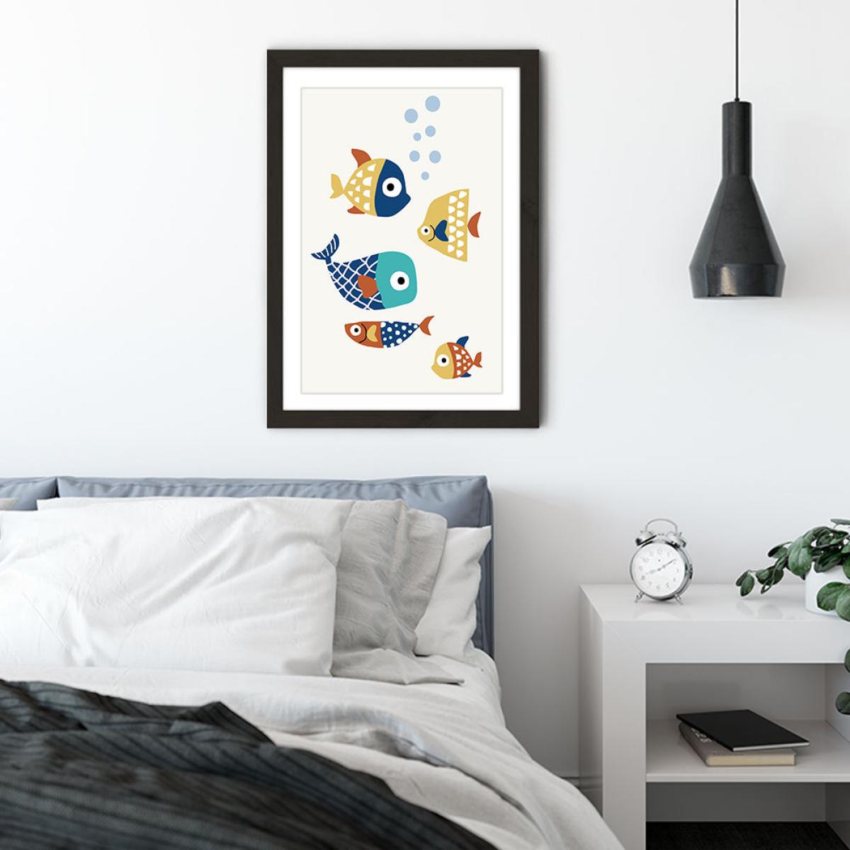 Little Friends Art Print Black Frame – image 4