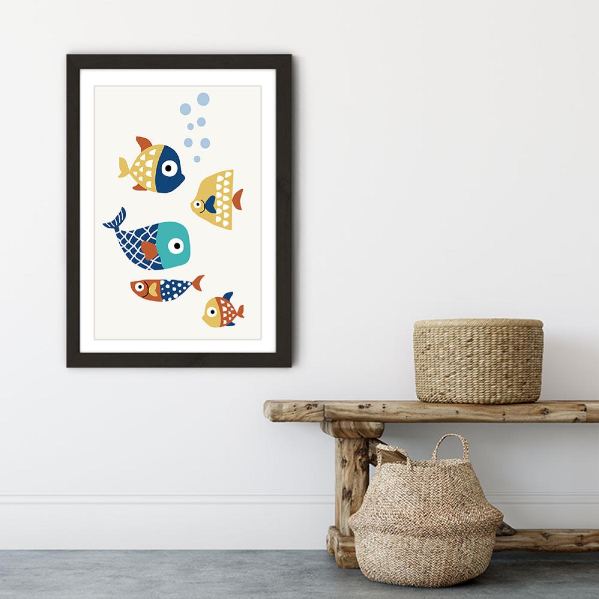 Little Friends Art Print Black Frame – image 5