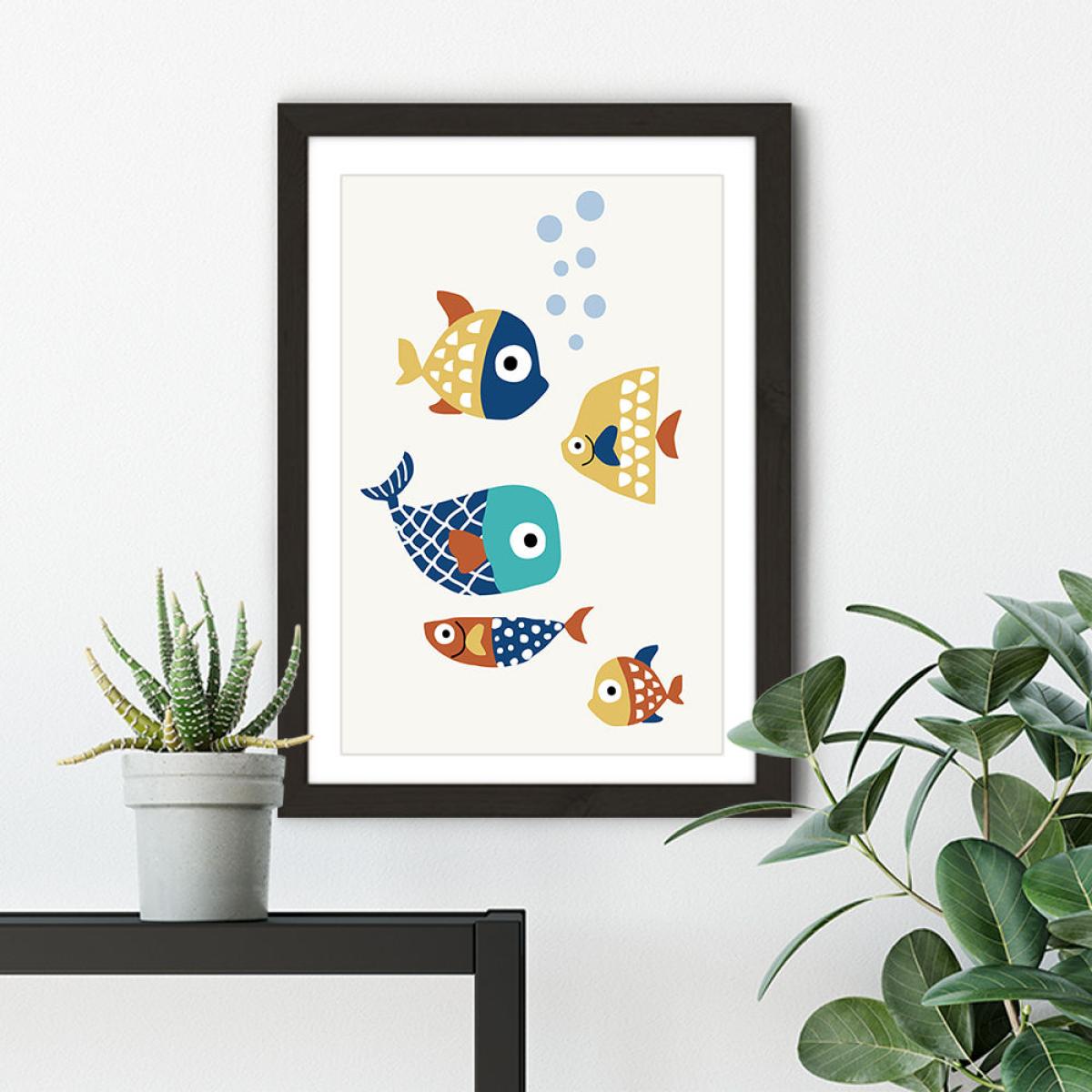 Little Friends Art Print Black Frame – image 6