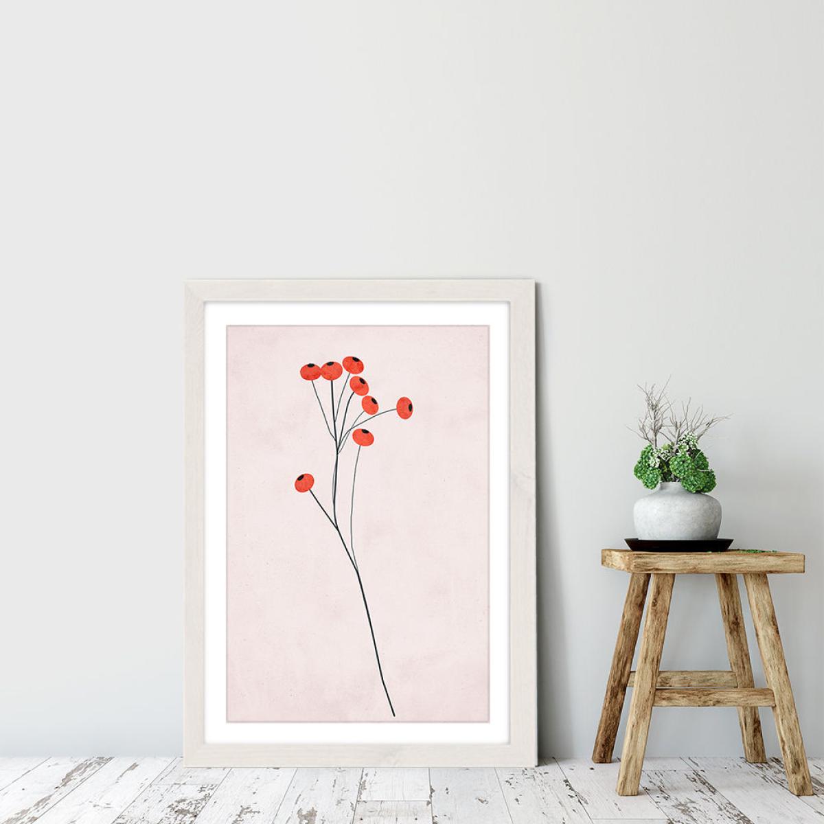 Winterfruits Art Print White Frame – image 3