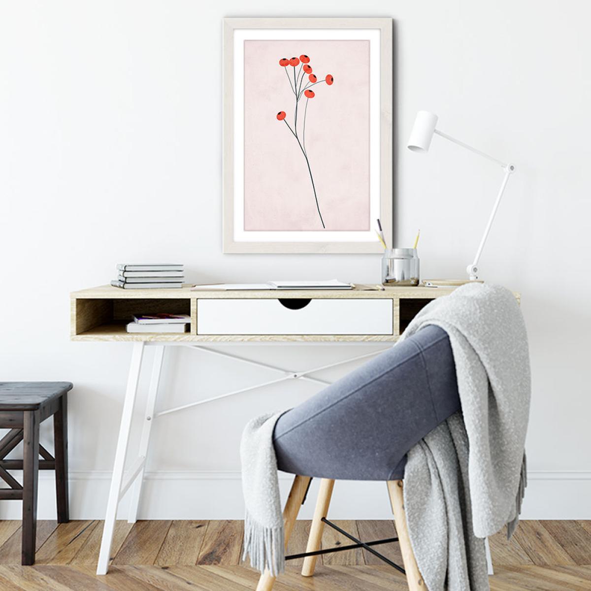 Winterfruits Art Print White Frame – image 4
