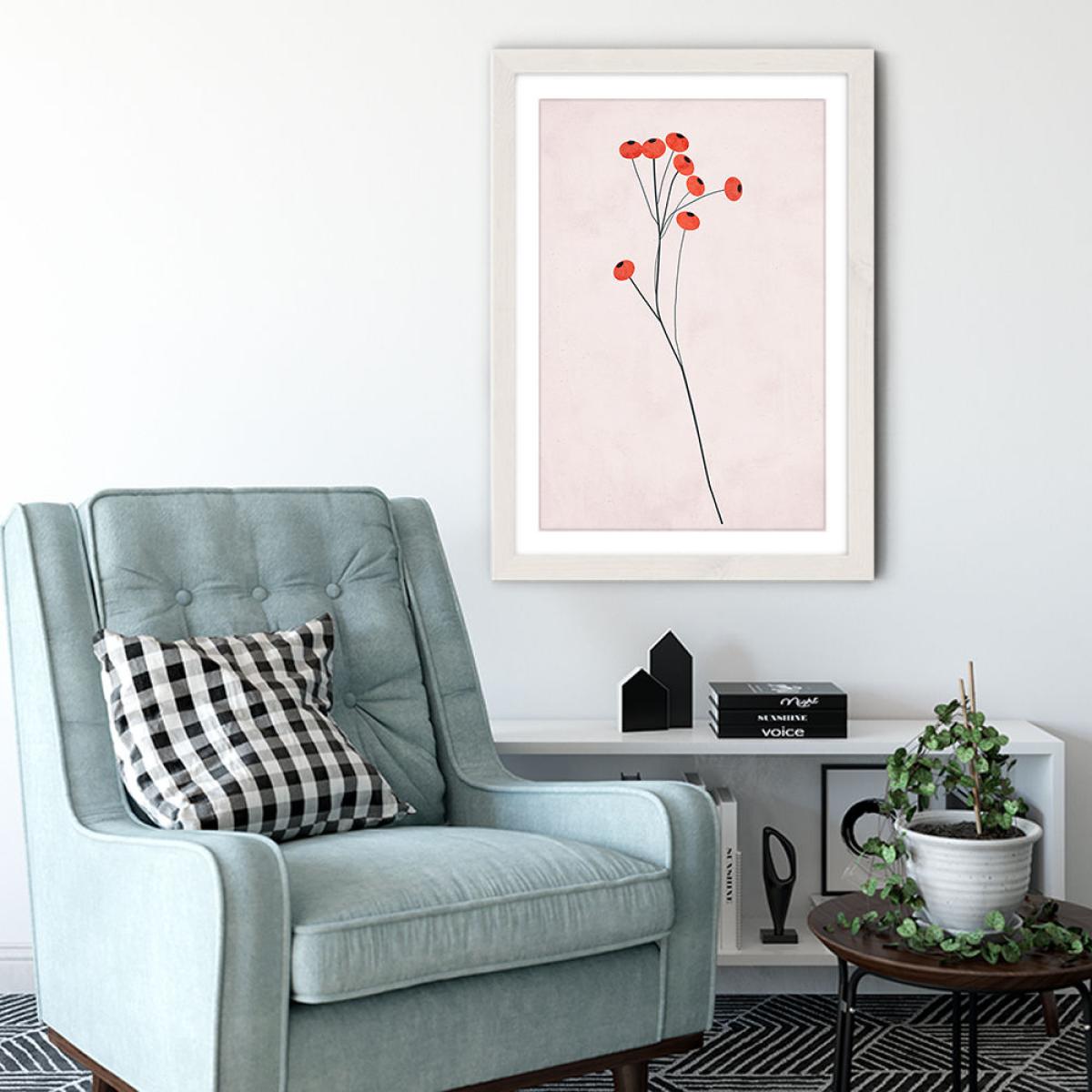 Winterfruits Art Print White Frame – image 5