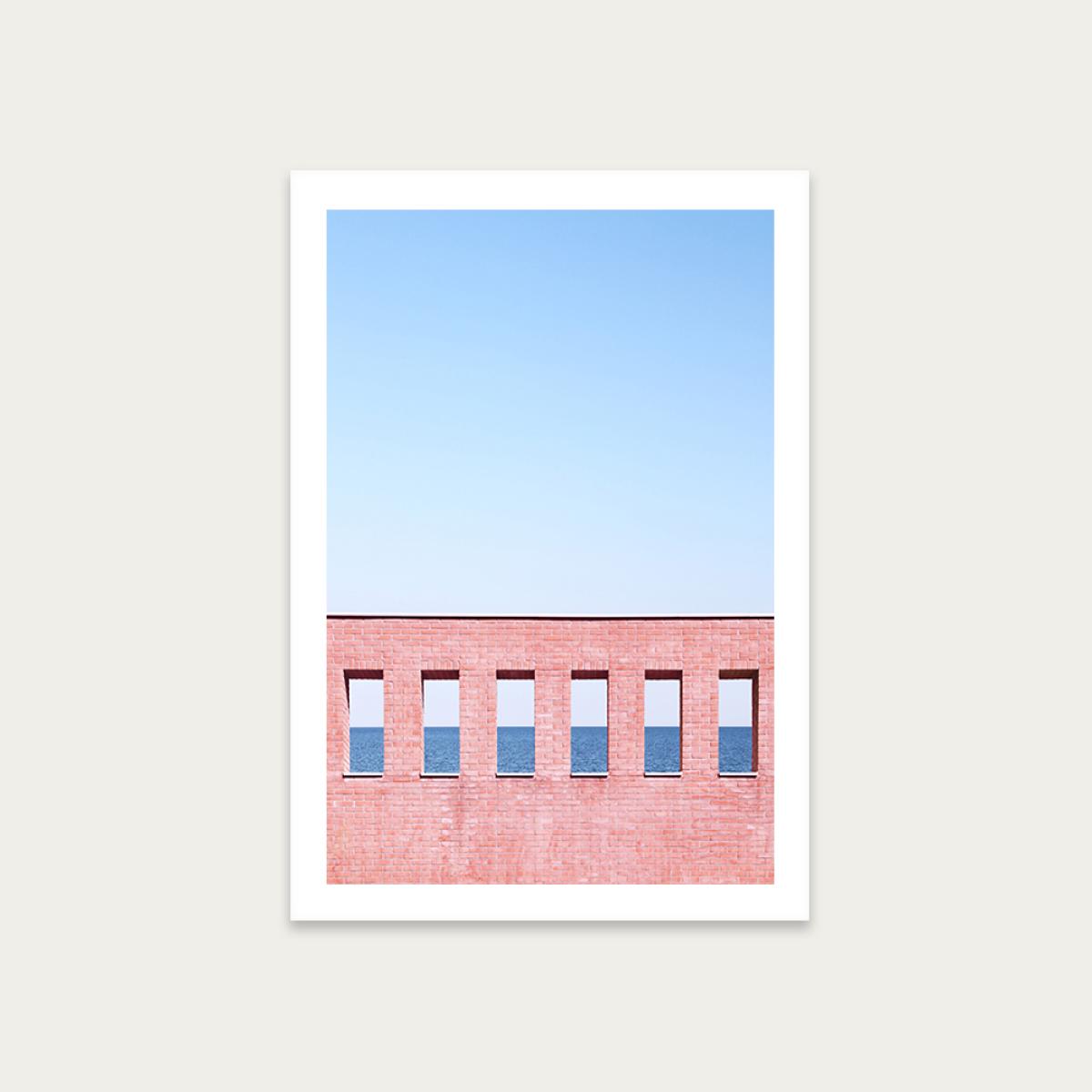 Sea View Art Print Unframed