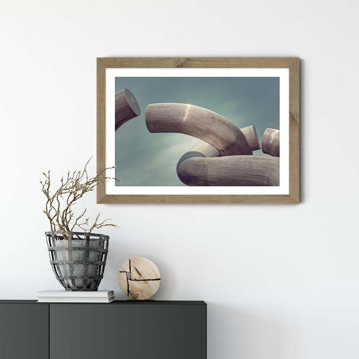 Tauentzien Art Print Oak Frame – image 2