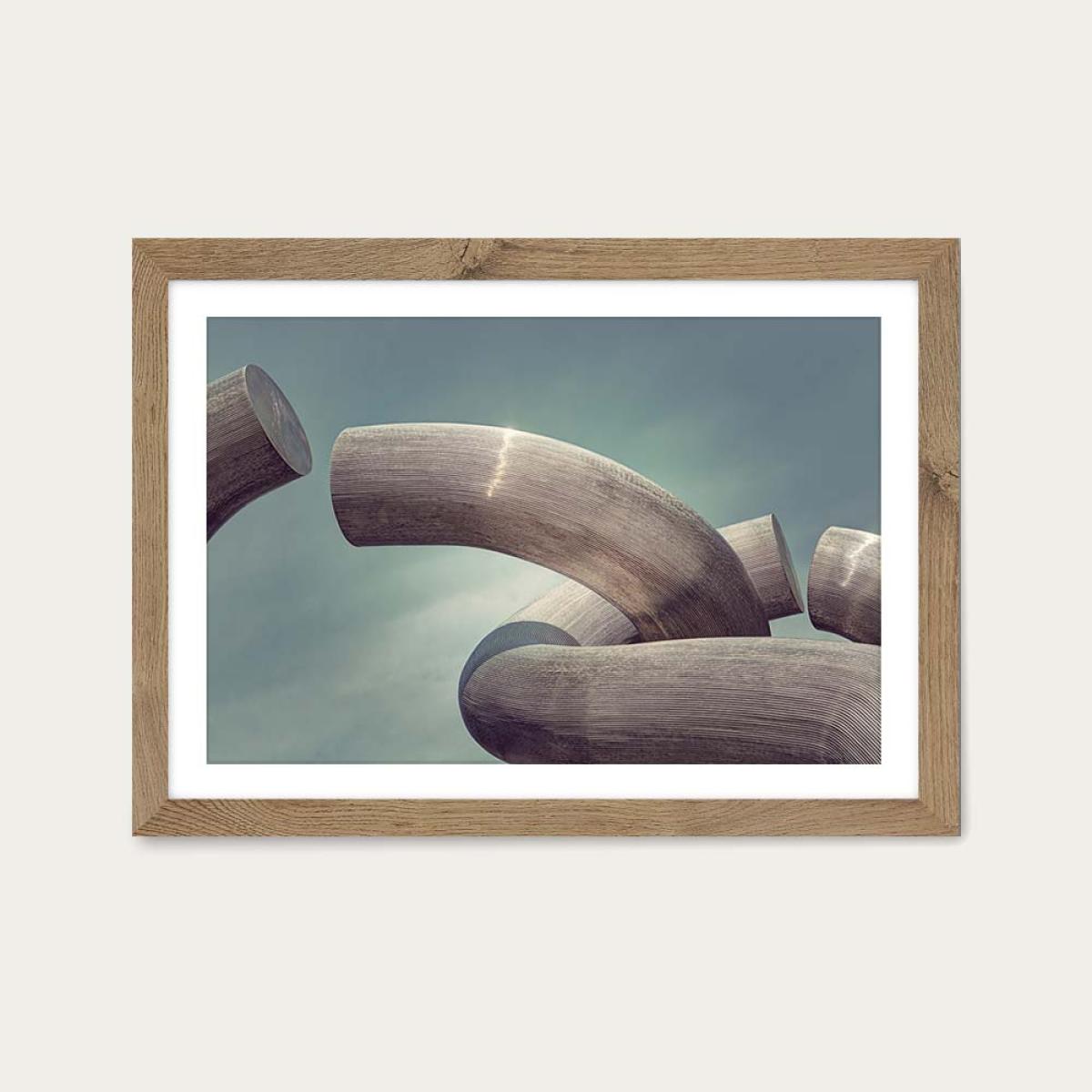 Tauentzien Art Print Oak Frame – image 1