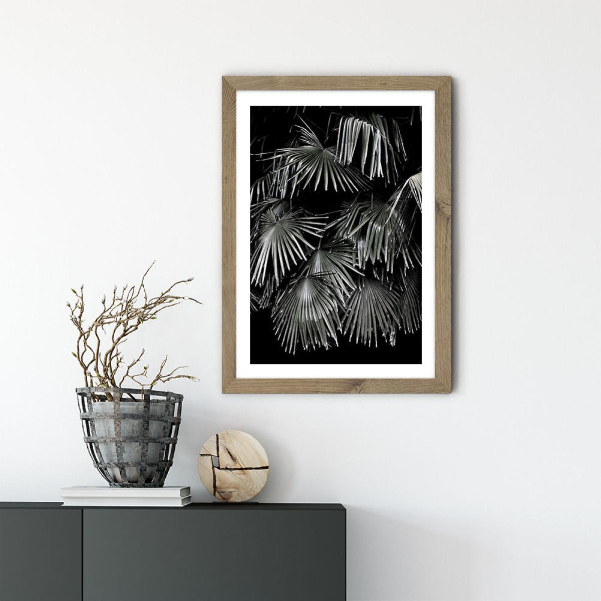 Tropical Garden 5I5 Art Print Oak Frame – image 2