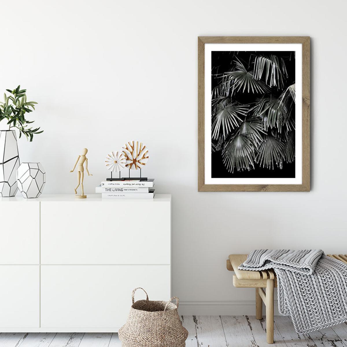 Tropical Garden 5I5 Art Print Oak Frame – image 3