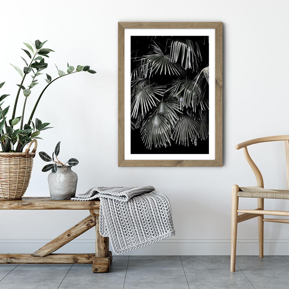 Tropical Garden 5I5 Art Print Oak Frame – image 4