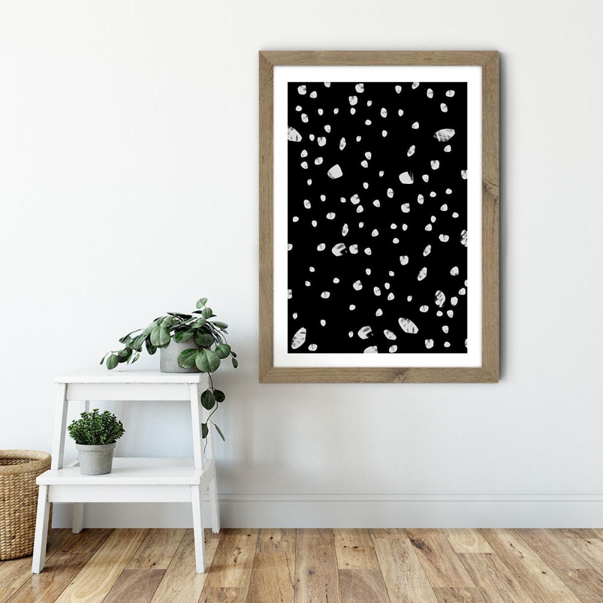 Universe Black Art Print Oak Frame – image 6