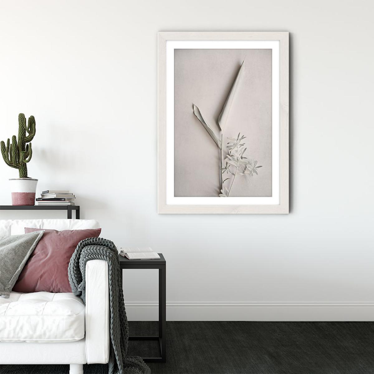 Alabaster Forest 3 Art Print White Frame – image 2