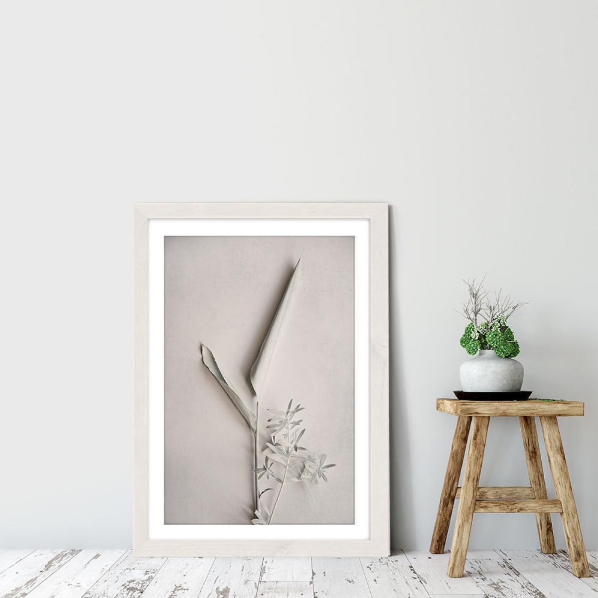 Alabaster Forest 3 Art Print White Frame – image 6