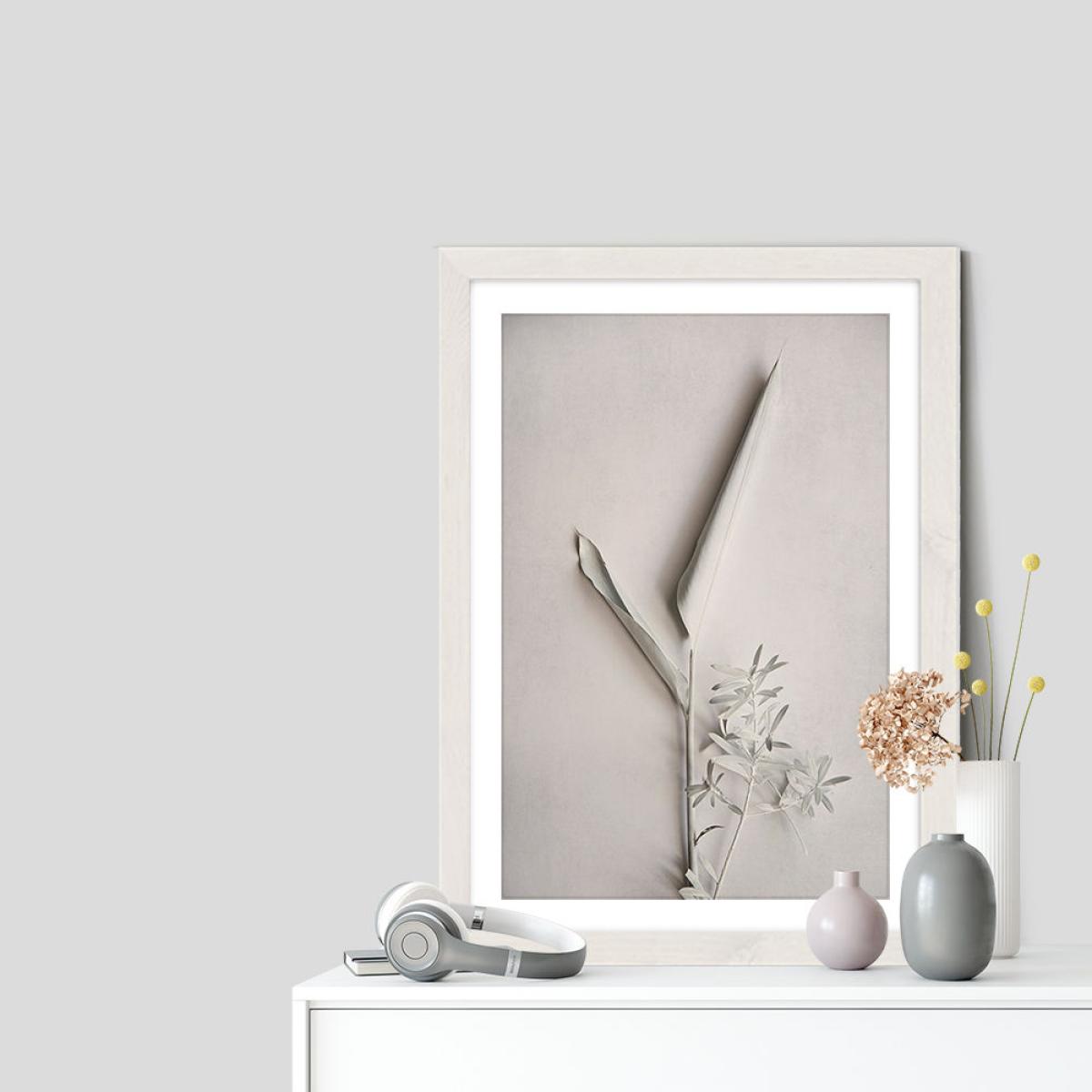 Alabaster Forest 3 Art Print White Frame – image 7