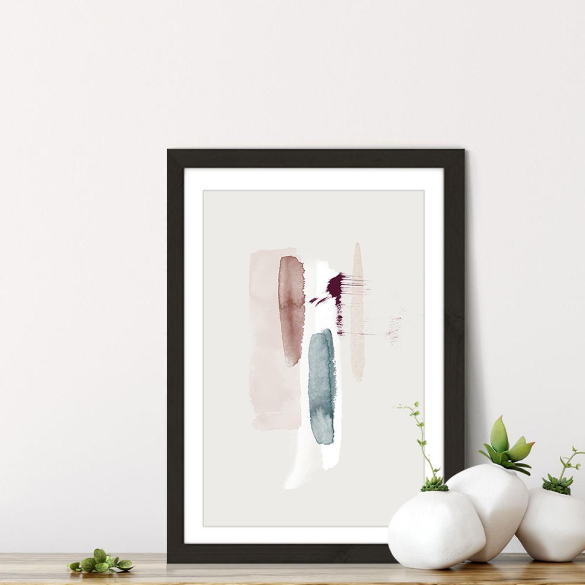 Delicate Art Print Black Frame – image 2