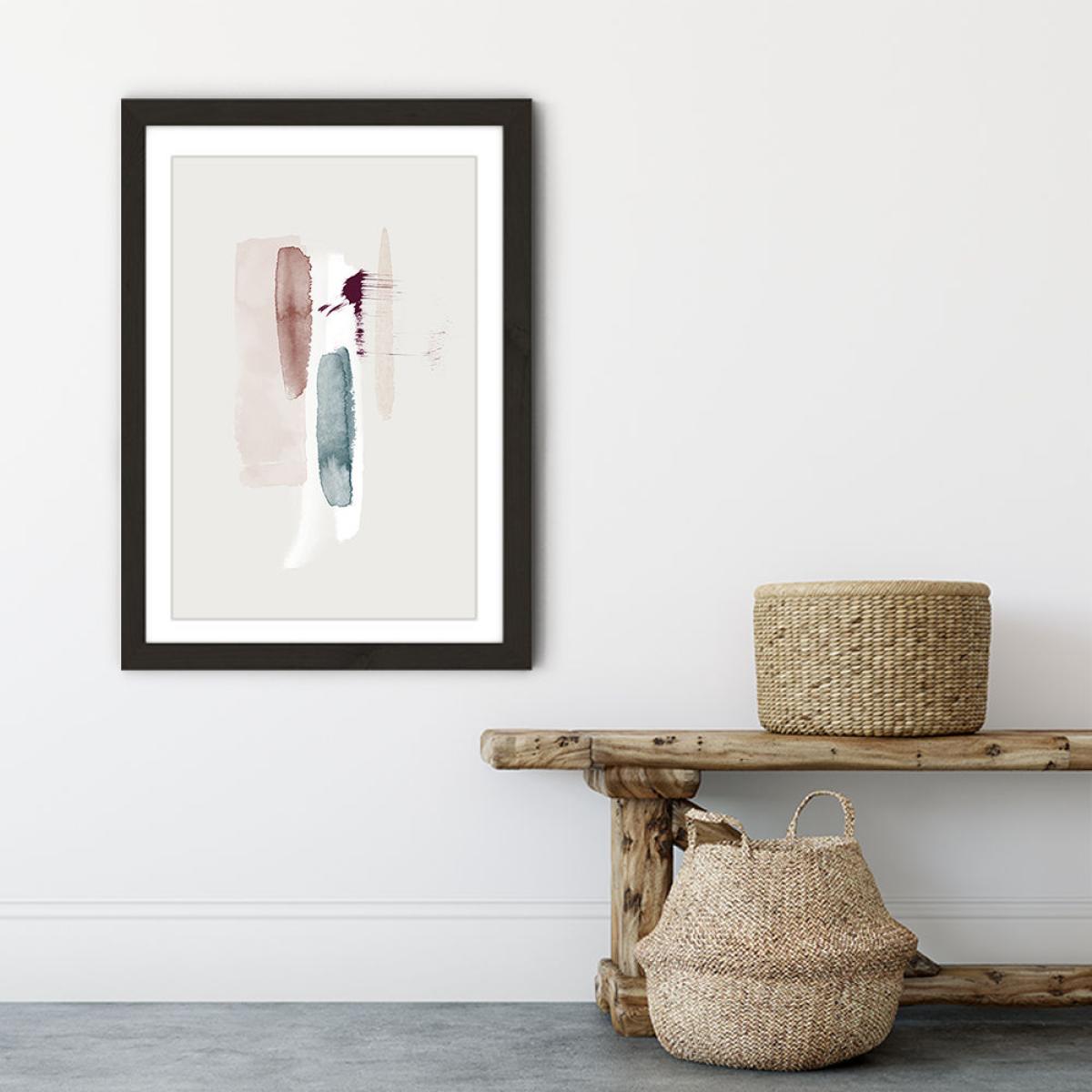 Delicate Art Print Black Frame – image 3