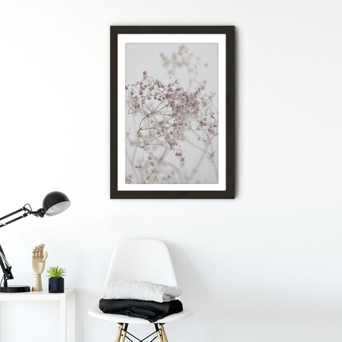Blossoms in The Field Art Print Black Frame – image 2