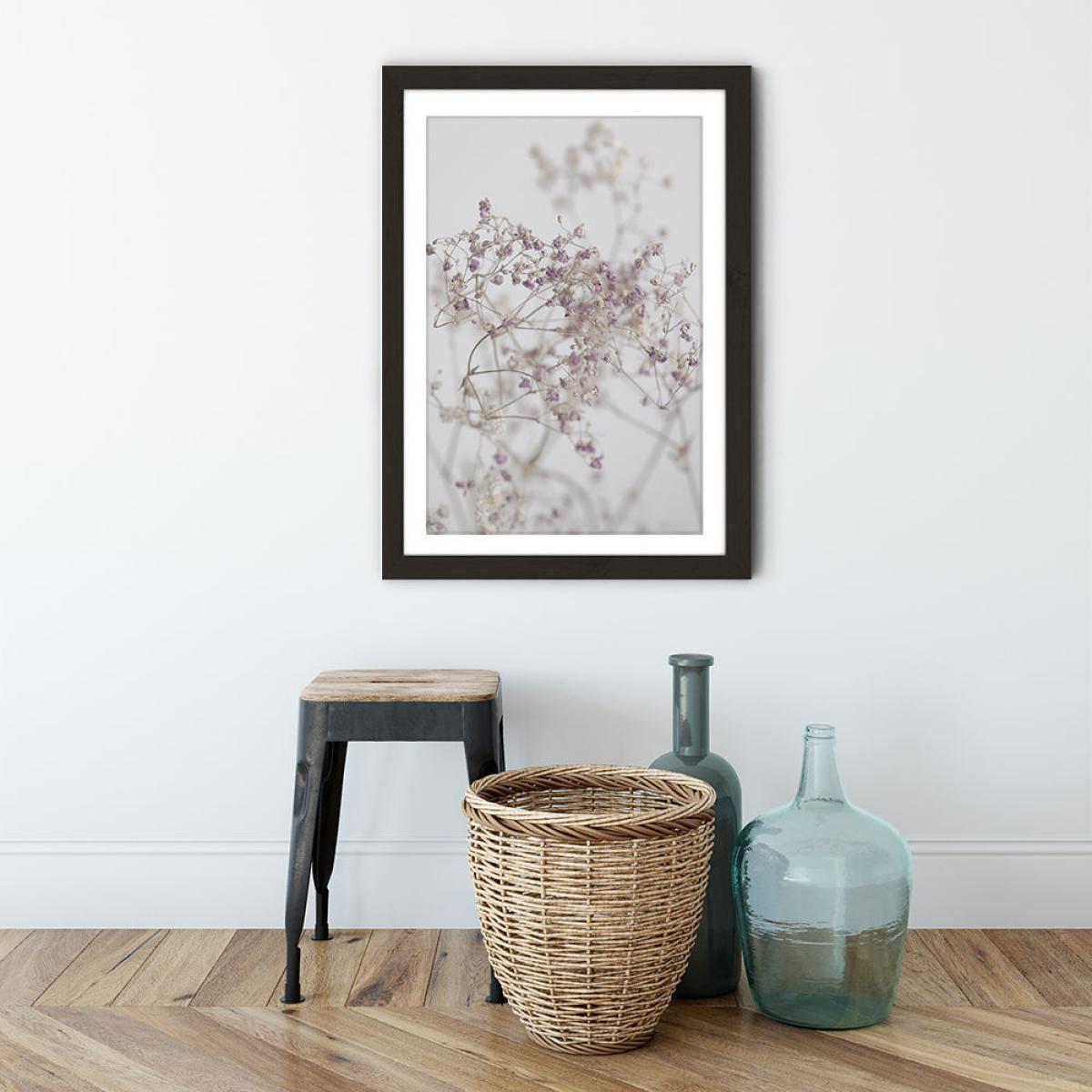 Blossoms in The Field Art Print Black Frame – image 3