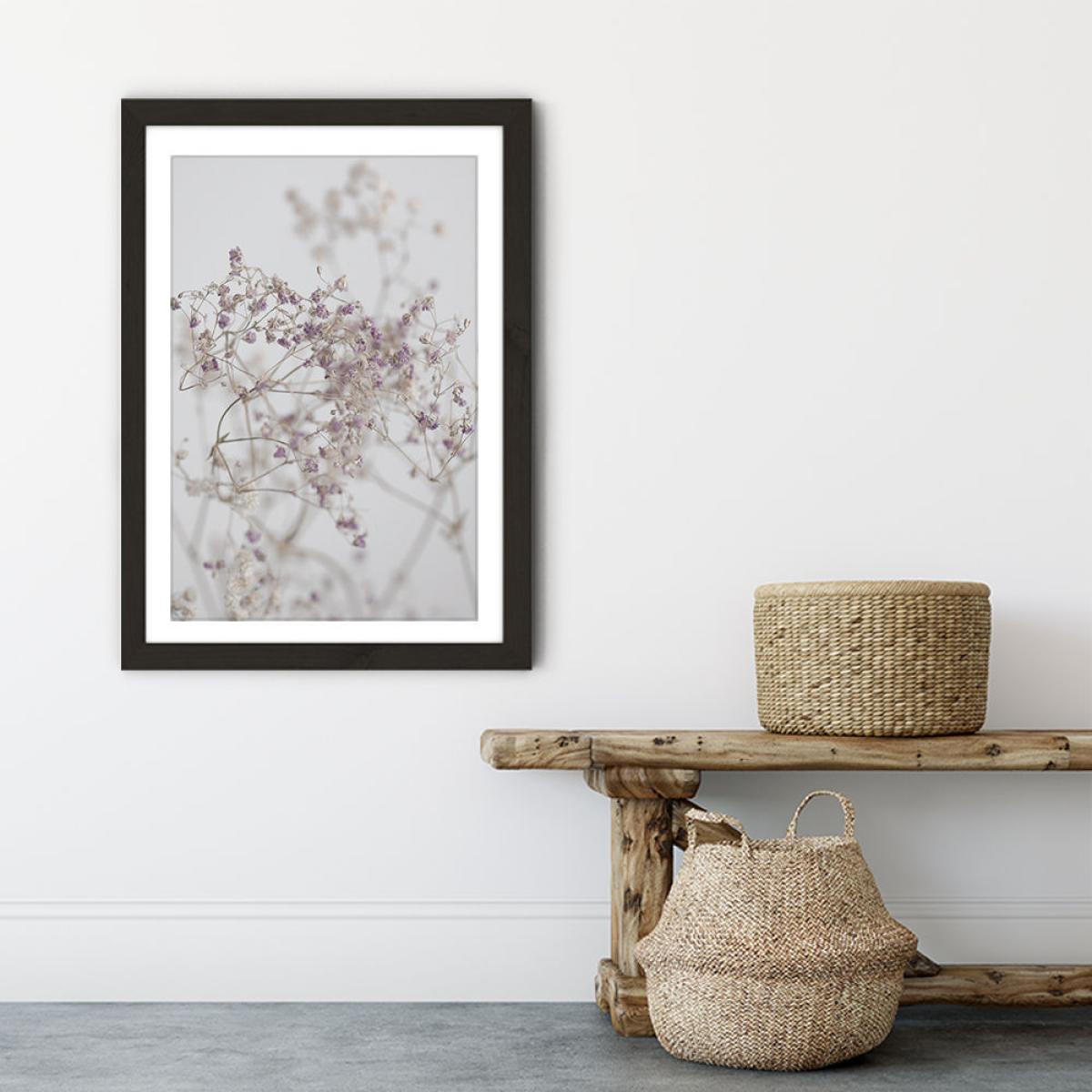 Blossoms in The Field Art Print Black Frame – image 6