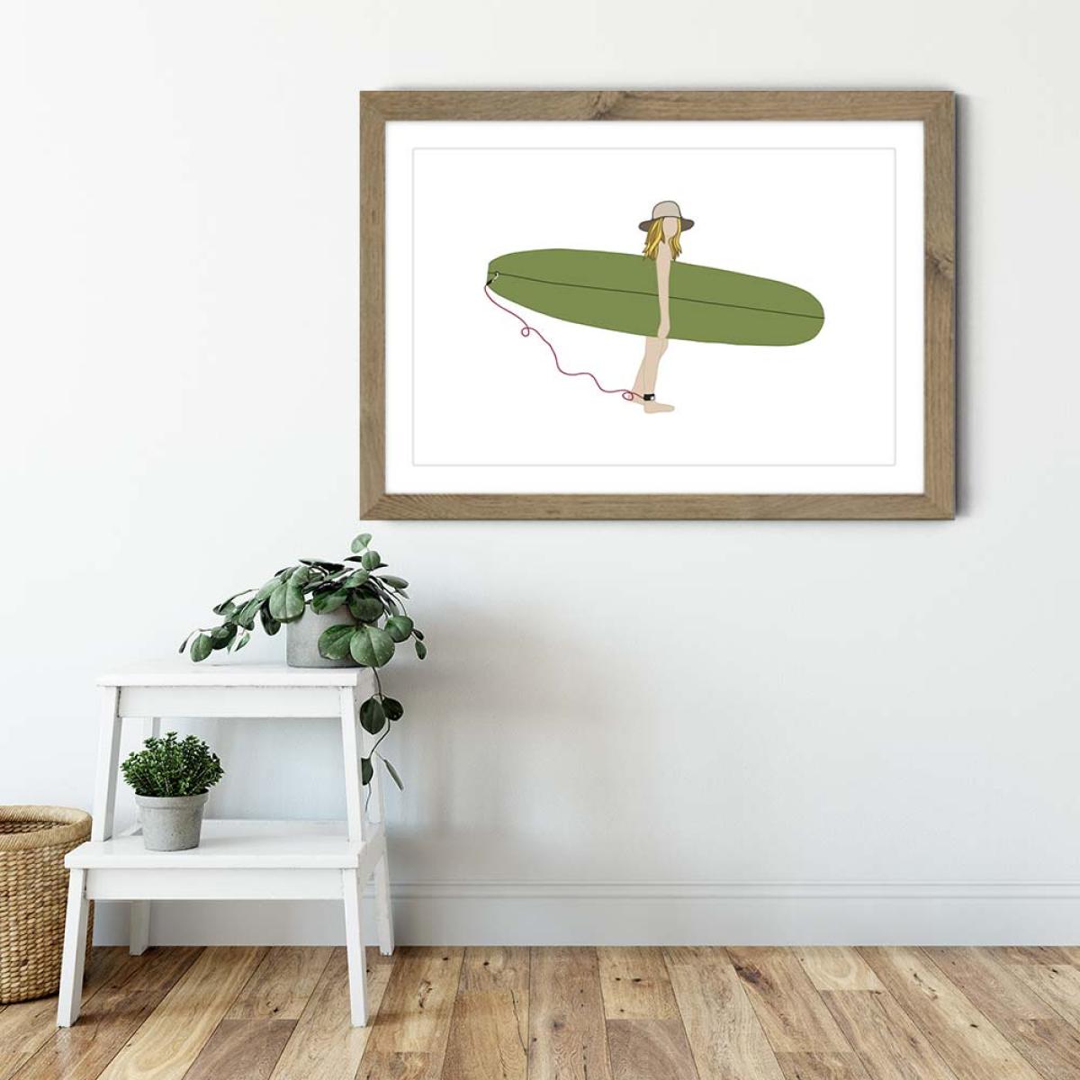 Sunnydays Art Print Oak Frame – image 4