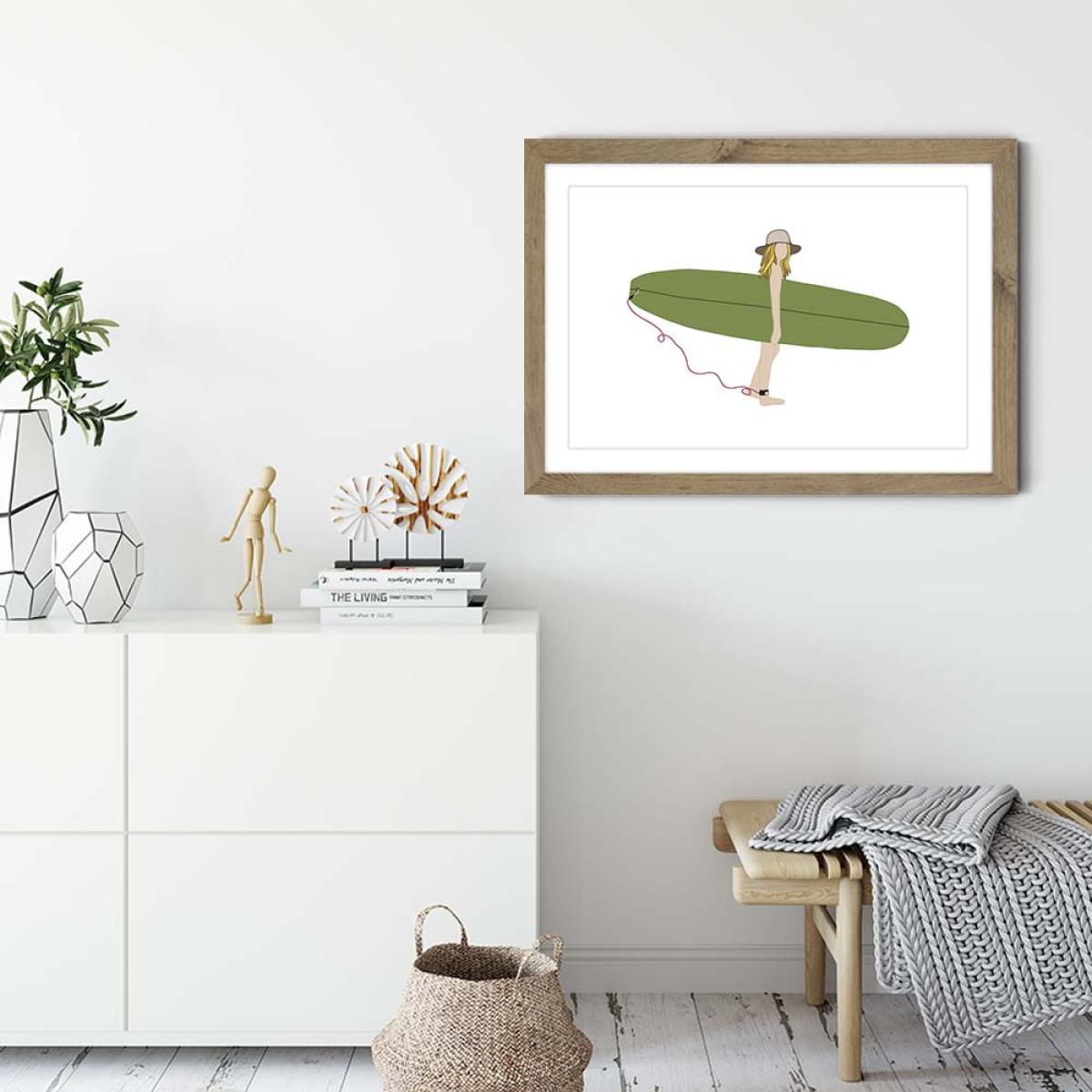 Sunnydays Art Print Oak Frame – image 5