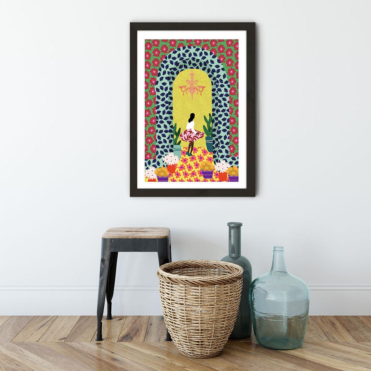 Find Yourself in Every Detail of Your Life Art Print Black Frame – image 2