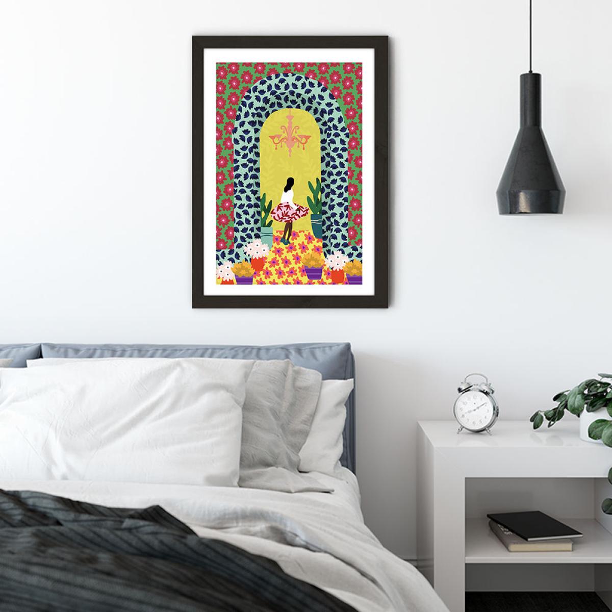 Find Yourself in Every Detail of Your Life Art Print Black Frame – image 3