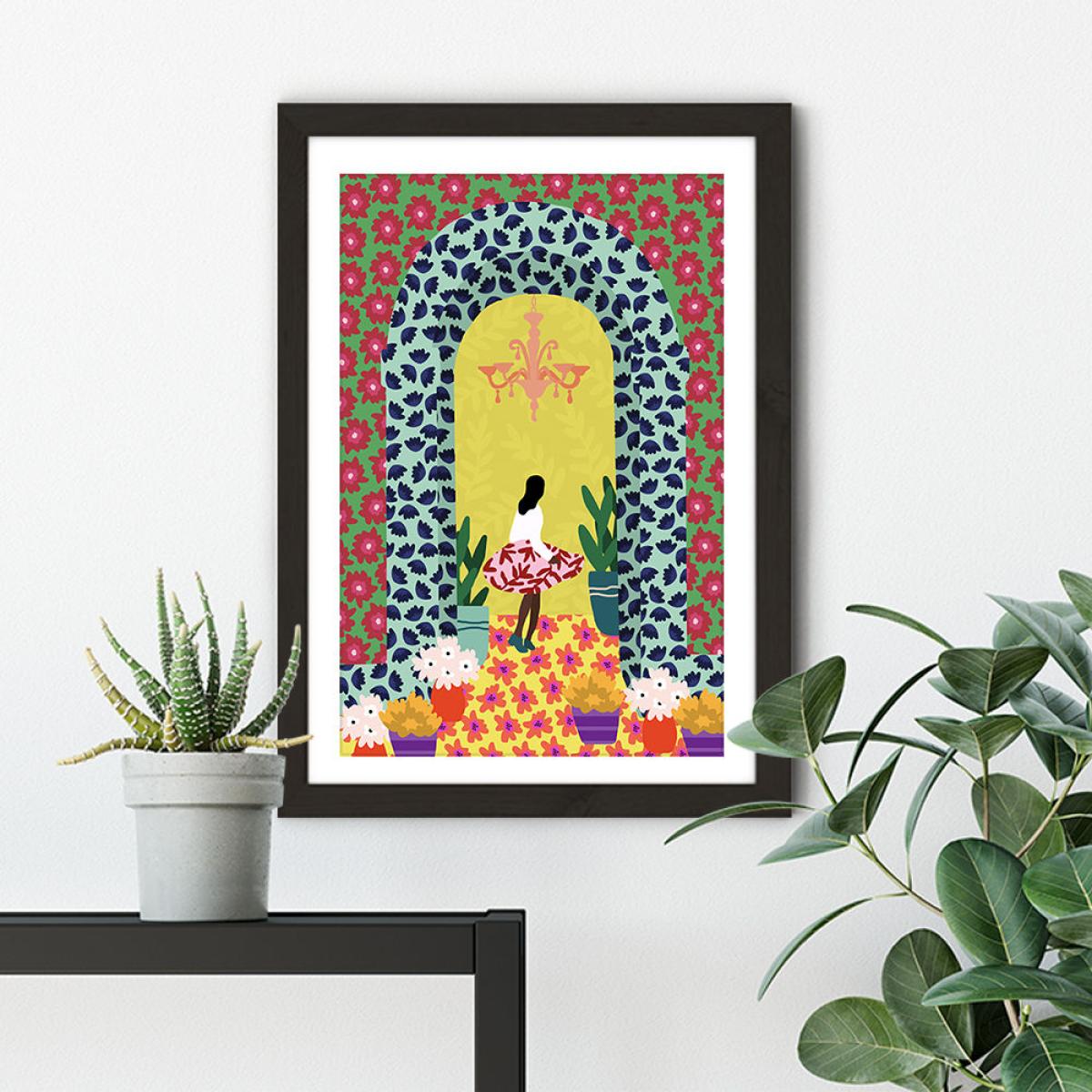 Find Yourself in Every Detail of Your Life Art Print Black Frame – image 4