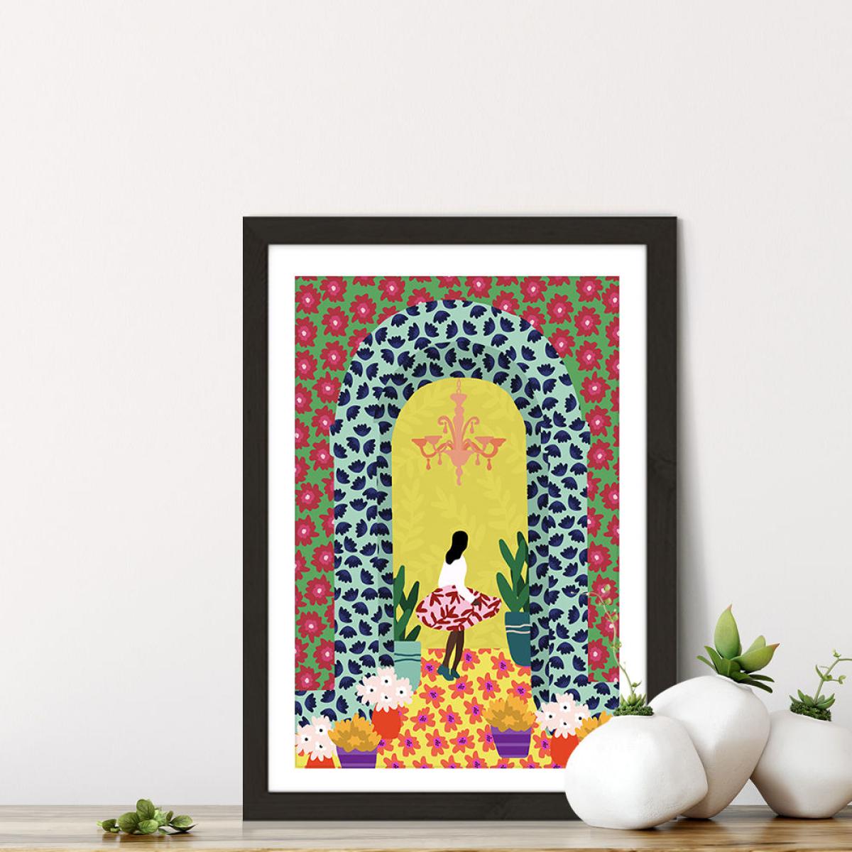 Find Yourself in Every Detail of Your Life Art Print Black Frame – image 6
