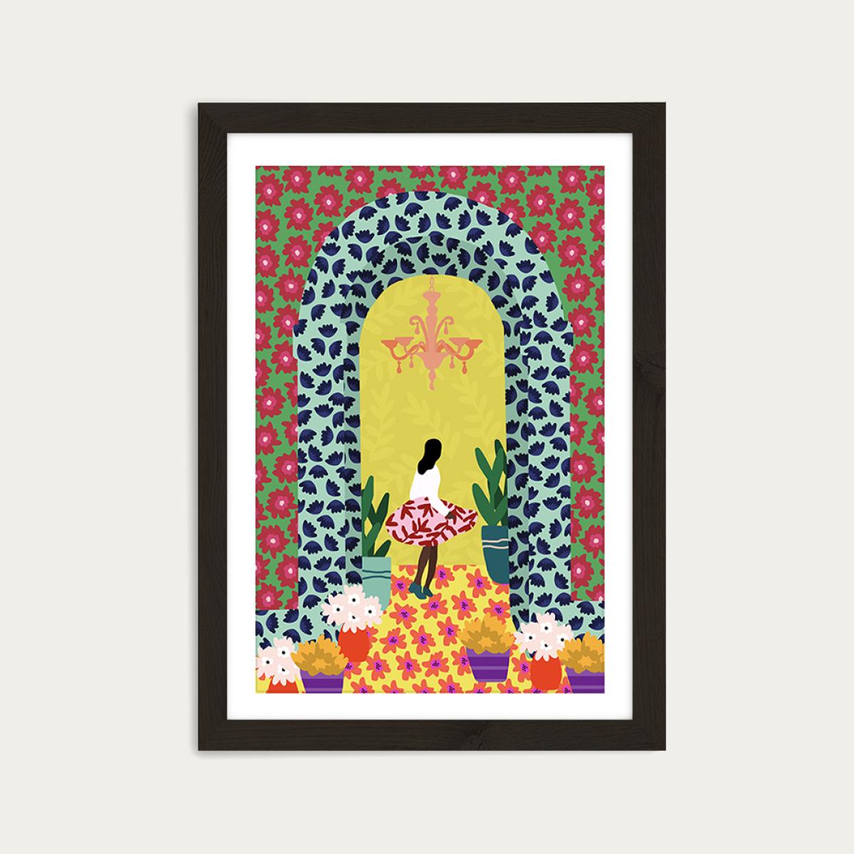 Find Yourself in Every Detail of Your Life Art Print Black Frame – image 1
