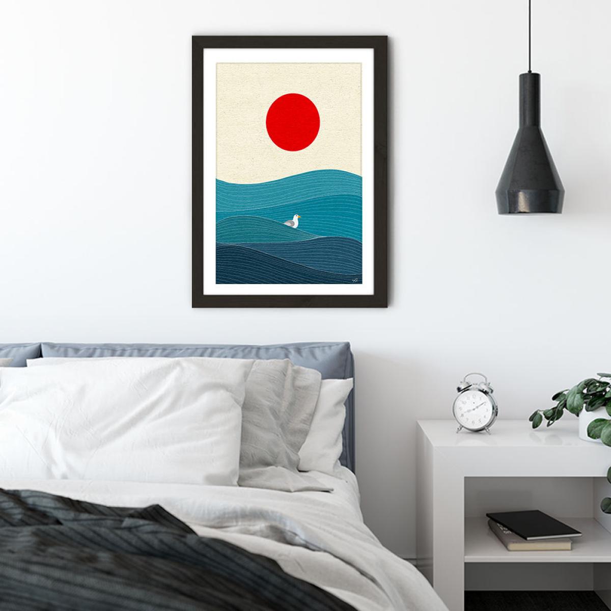 Solid as a Rock Art Print Black Frame – image 5