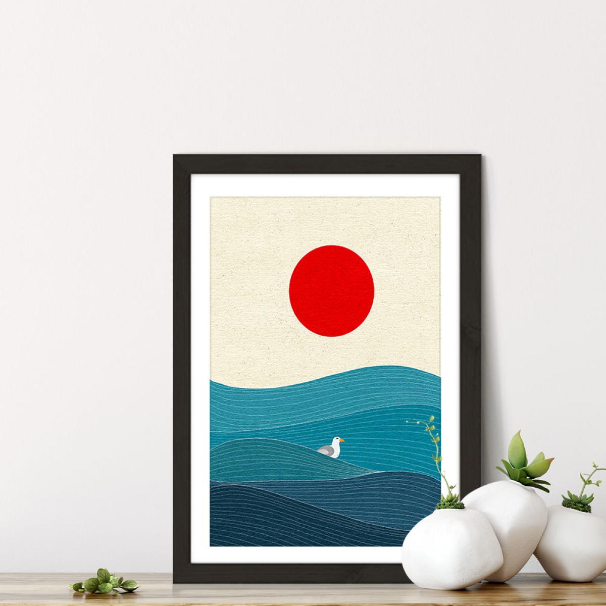 Solid as a Rock Art Print Black Frame – image 6