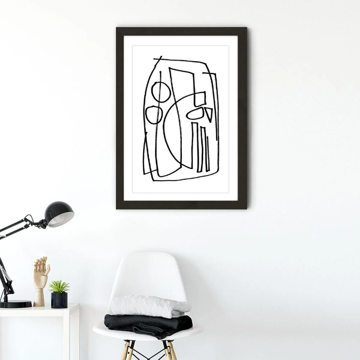 Stark II Art Print Black Frame – image 2
