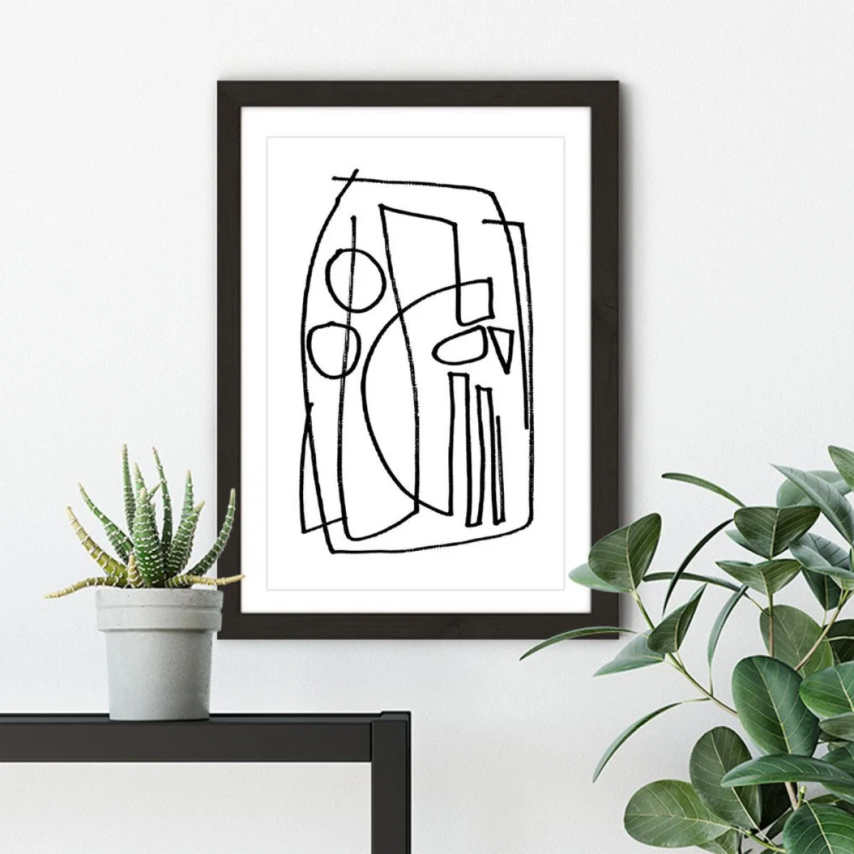 Stark II Art Print Black Frame – image 6