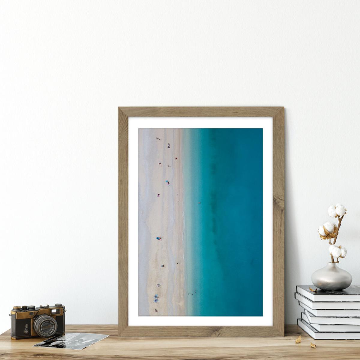 Where the Living is Easy Art Print Oak Frame – image 5