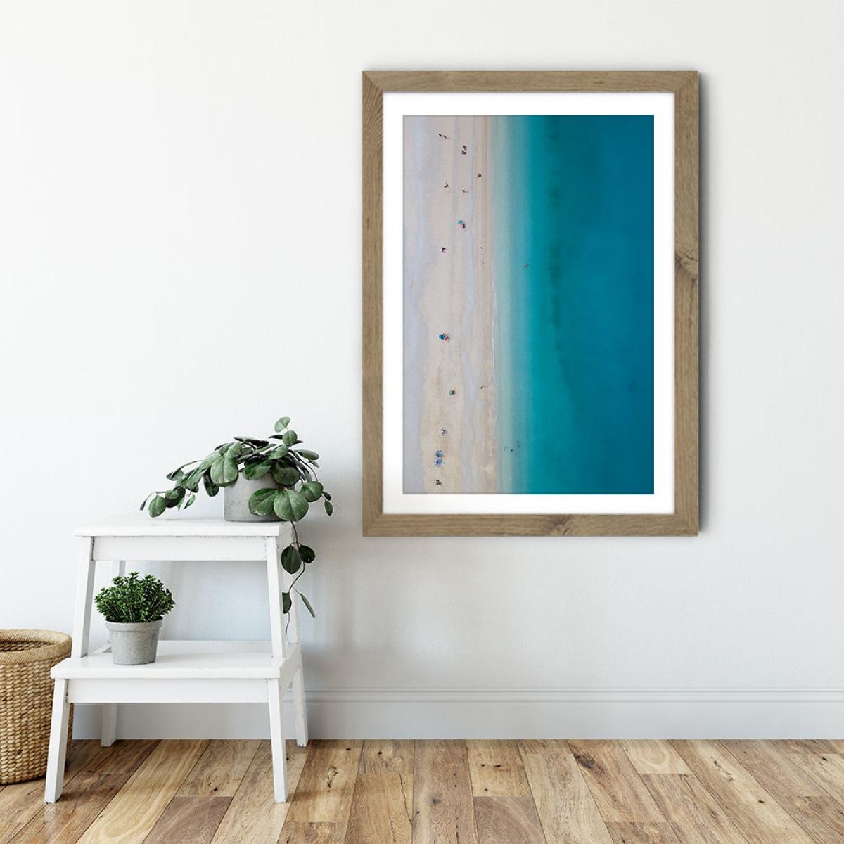 Where the Living is Easy Art Print Oak Frame – image 6