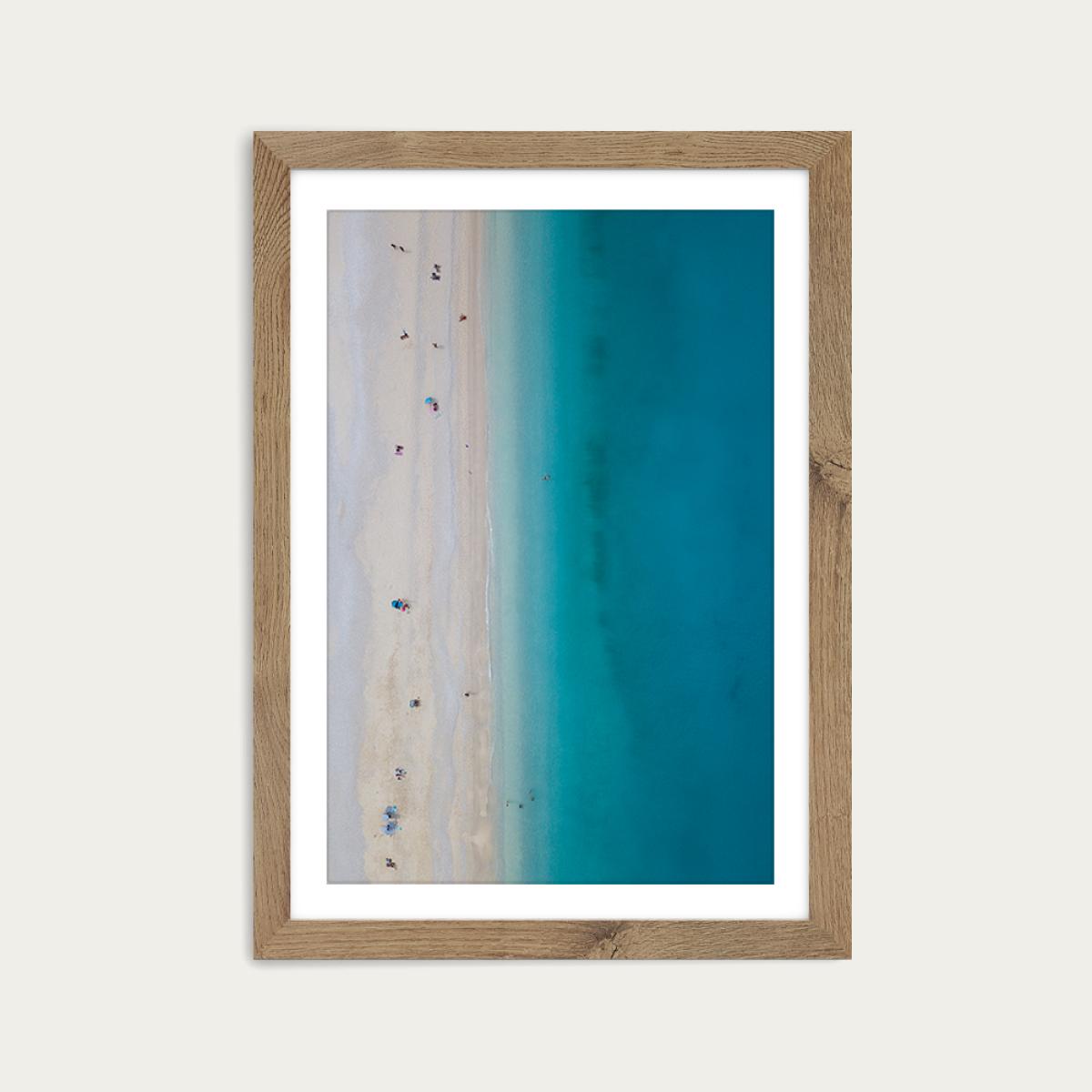 Where the Living is Easy Art Print Oak Frame – image 1