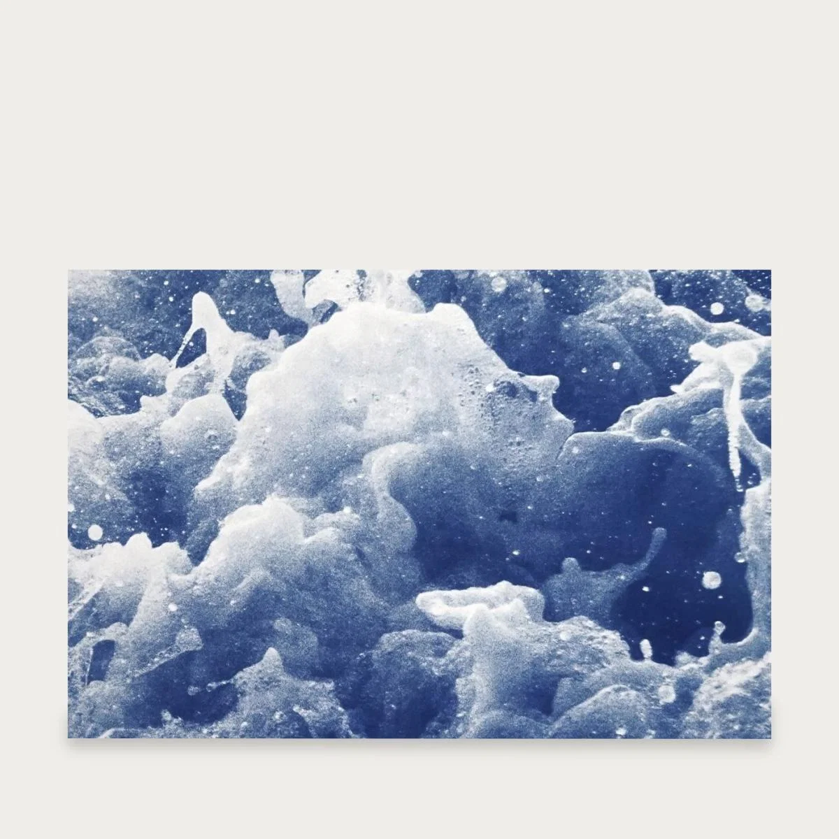 Tempestuous Tidal in Blue Handmade Cyanotype Art Print – image 3
