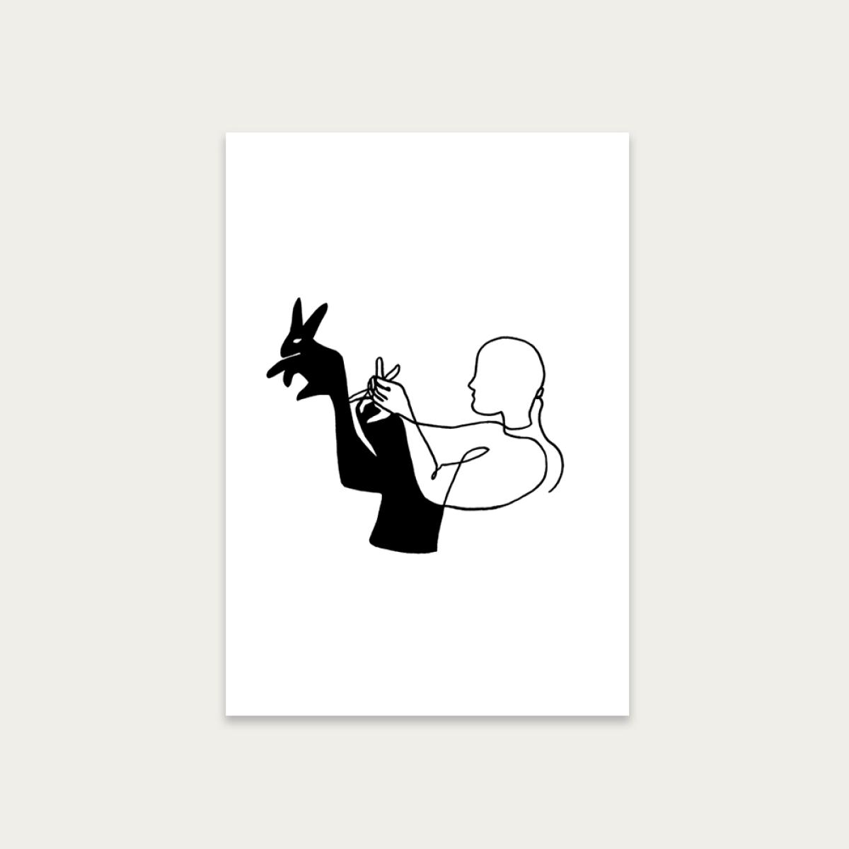 Shadowplay Art Print Unframed