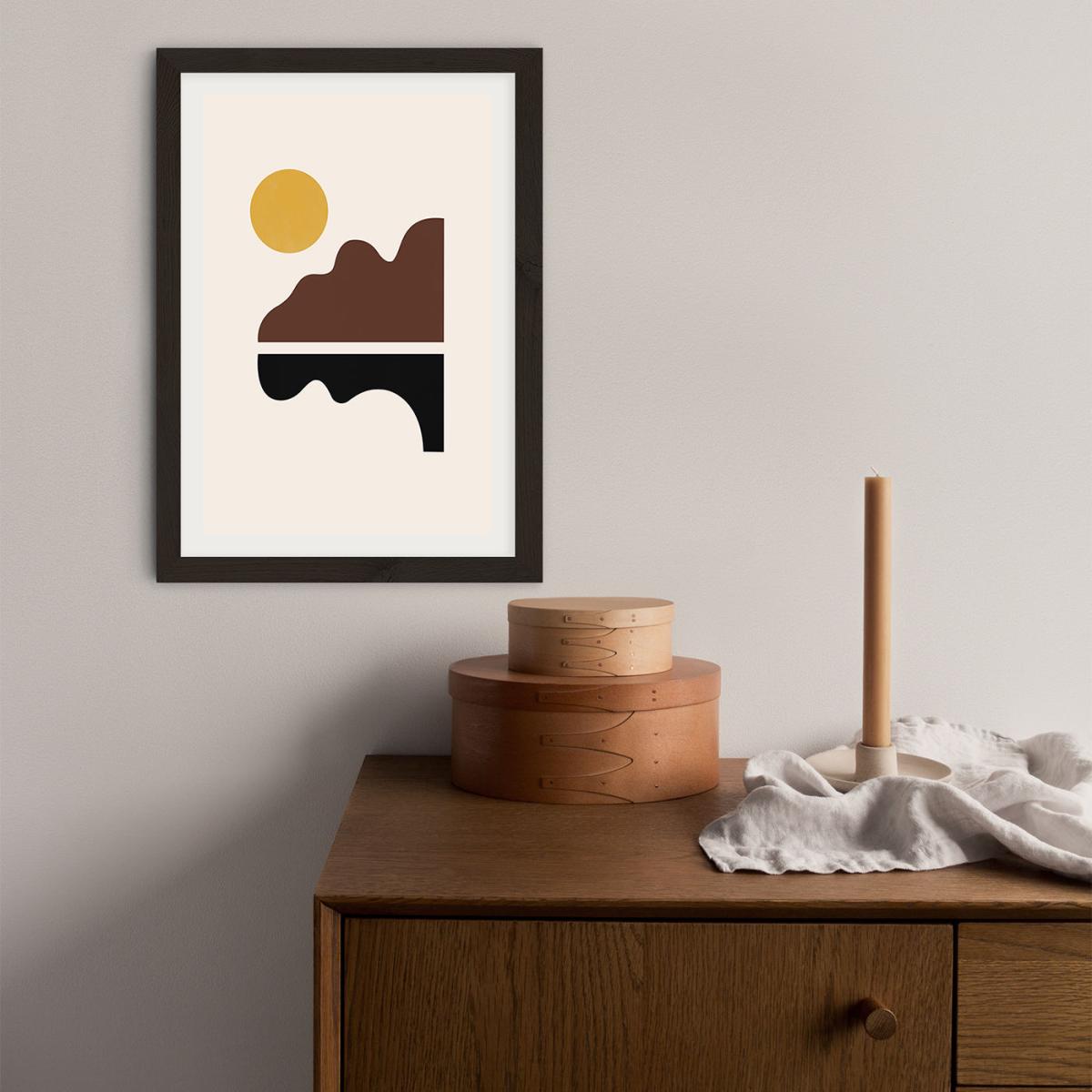 Big Sur Art Print Black Frame – image 3
