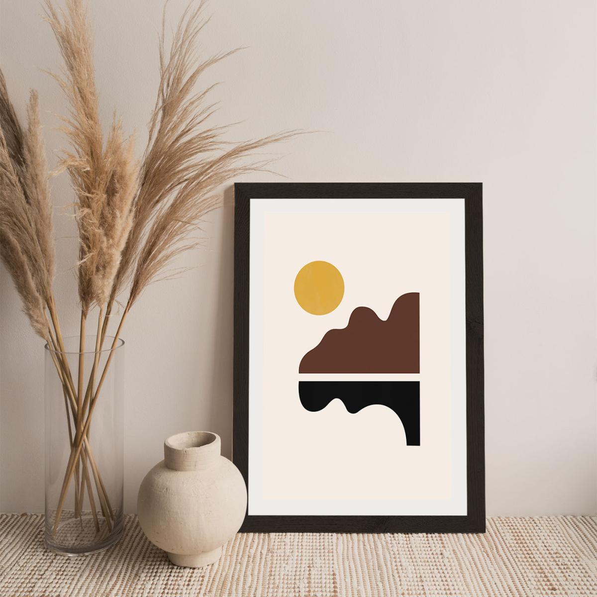 Big Sur Art Print Black Frame – image 6