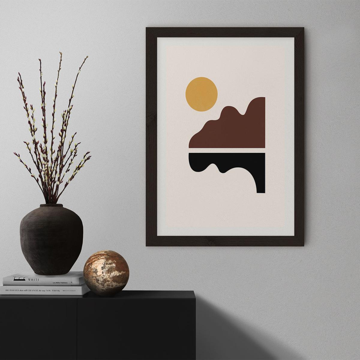 Big Sur Art Print Black Frame – image 8