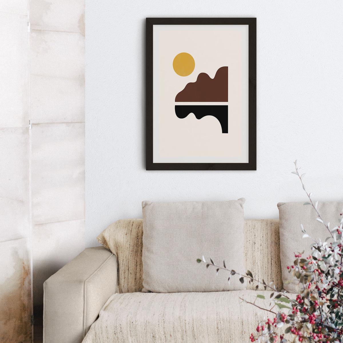 Big Sur Art Print Black Frame – image 9