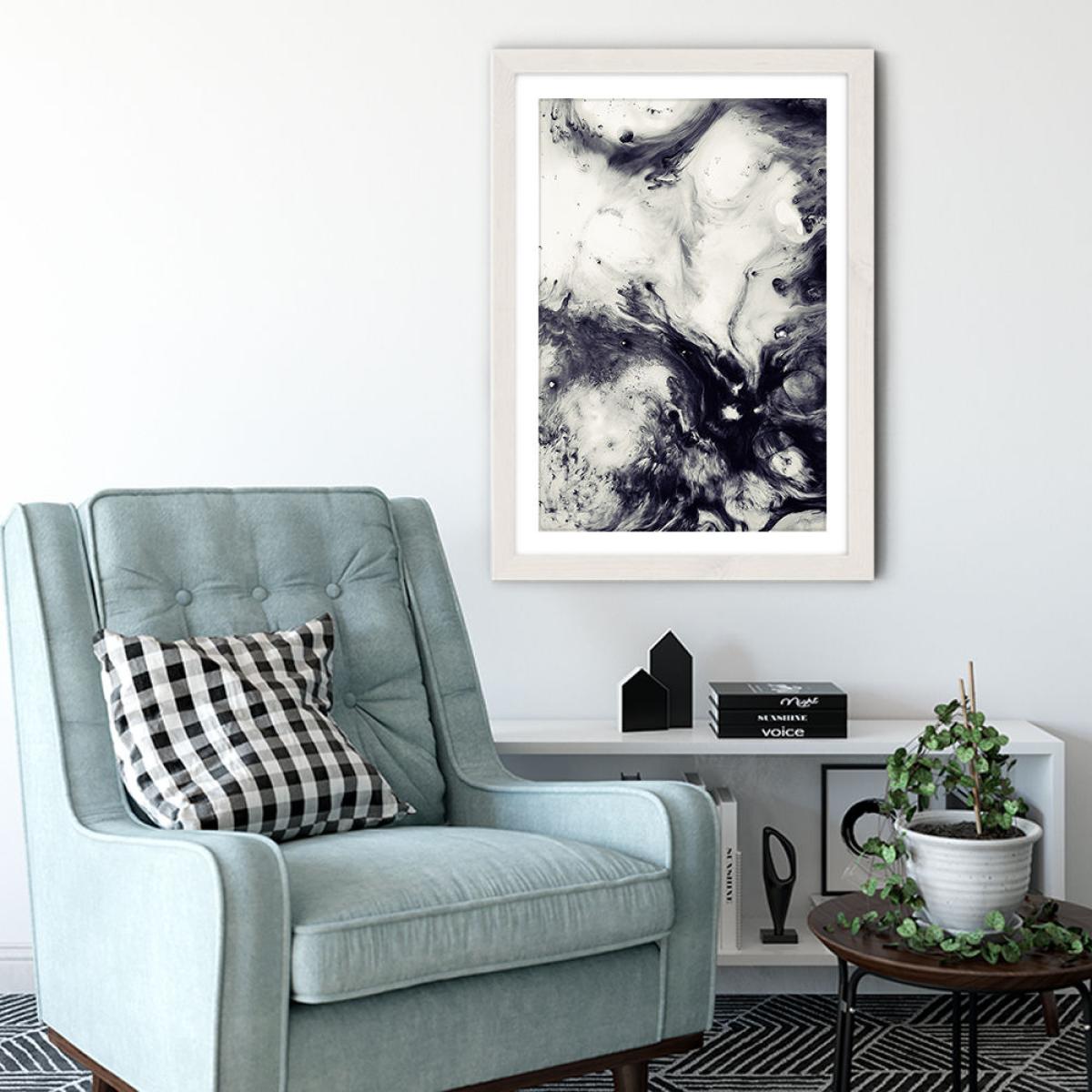 Grip Art Print White Frame – image 4