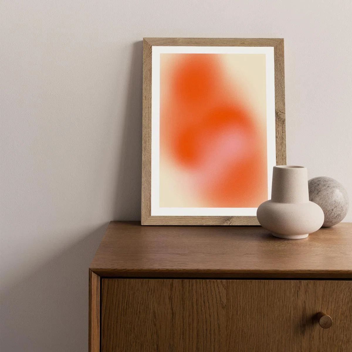Her Art Print Oak Frame – image 3