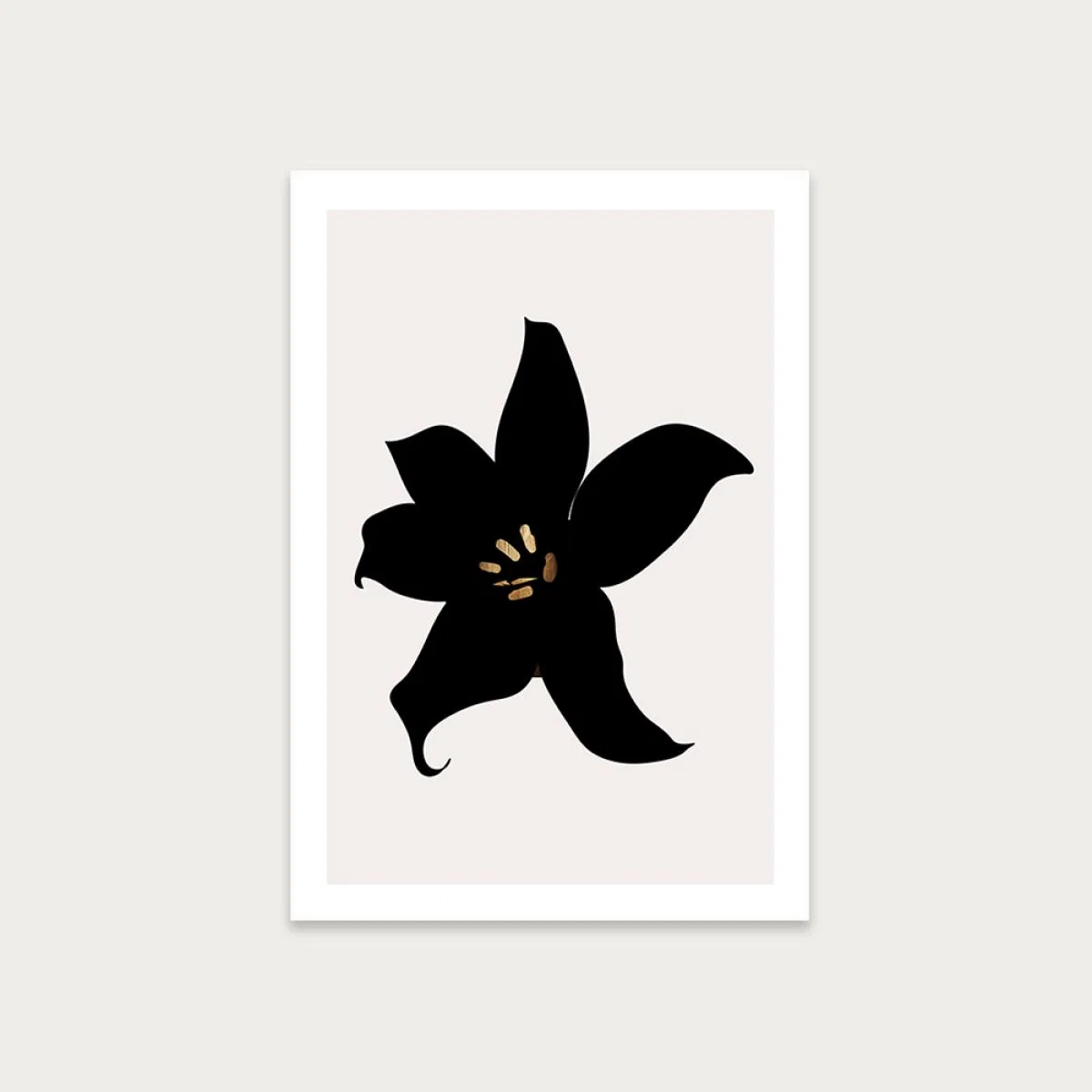 Dark Orchid Art Print Unframed