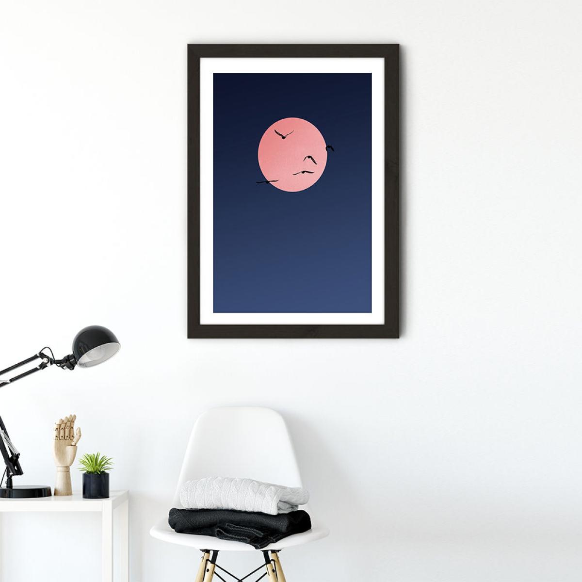 Summer Nights Art Print Black Frame – image 2