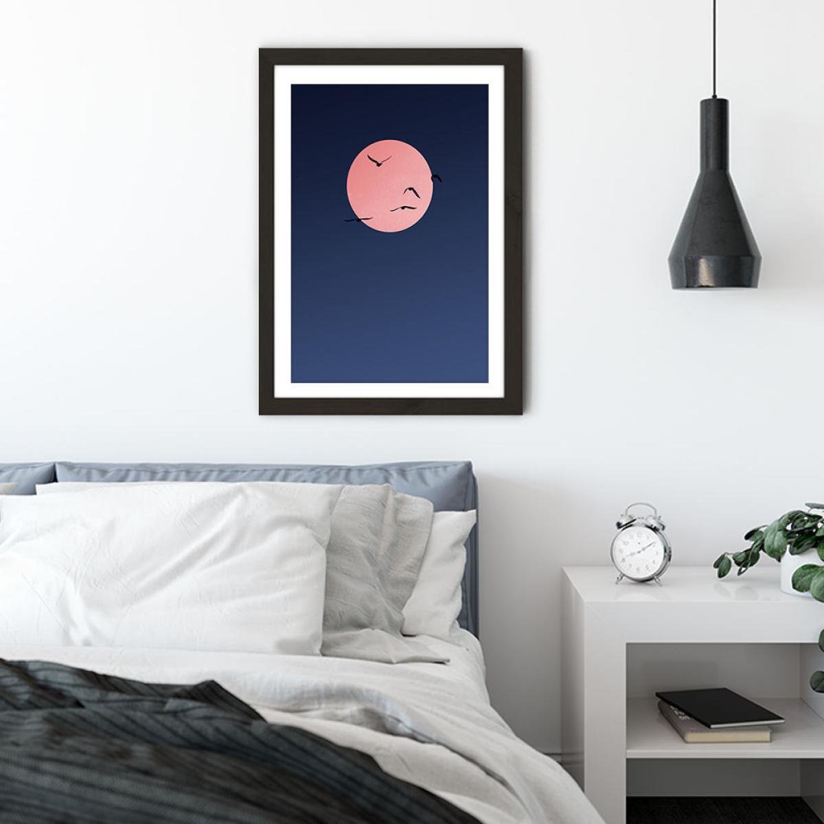 Summer Nights Art Print Black Frame – image 4